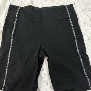Calvin Klein Black Bike Shorts with Pockets